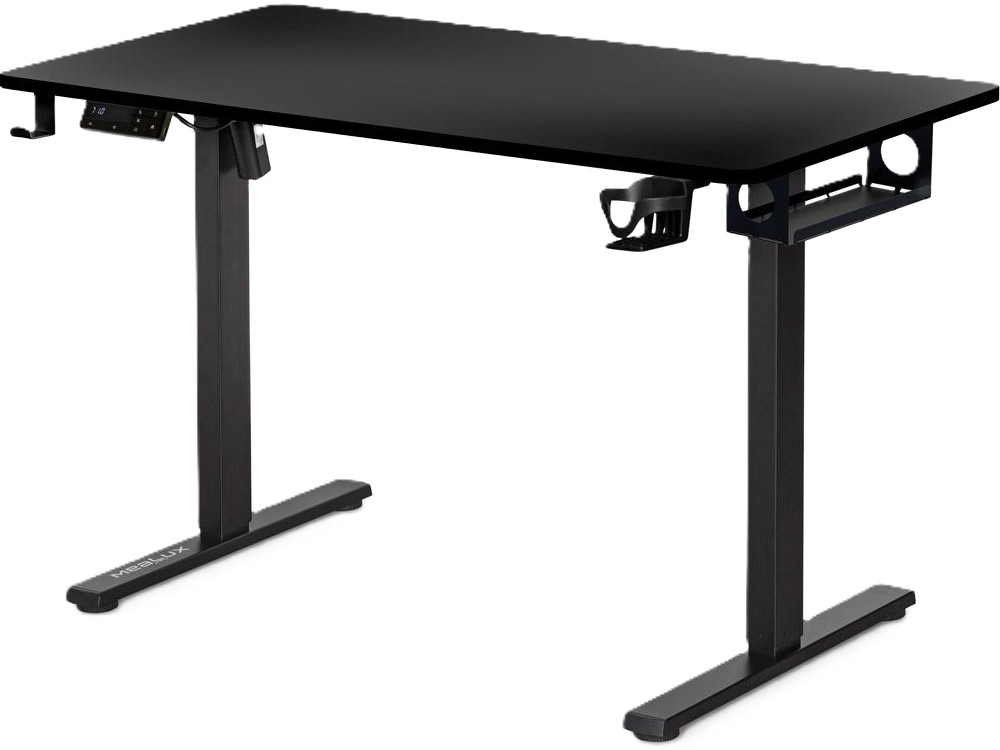 Стіл з електрорегулюванням висоти Mealux PowerDesk Lite Black (EVO-201 Lite B/B)